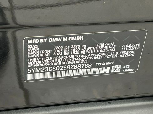 Used 2025 BMW XM AWD/4WD image 31