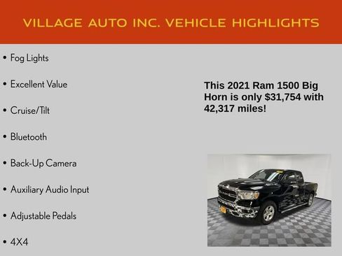 Used 2021 RAM 1500 Big Horn AWD/4WD image 14