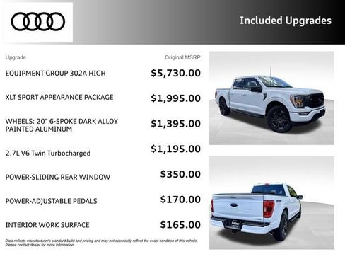 Used 2021 Ford F150 XLT w/ Equipment Group 302A High AWD/4WD image 3