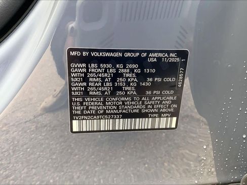 New 2026 Volkswagen Atlas SEL Premium R-Line AWD/4WD image 21