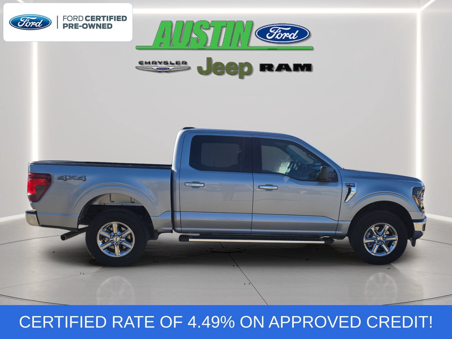 Certified 2025 Ford F150 XLT w/ Equipment Group 301A Standard AWD/4WD image 11