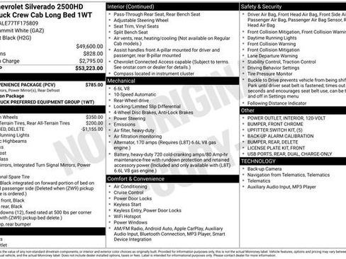 New 2026 Chevrolet Silverado 2500 W/T w/ WT Convenience Package RWD image 26