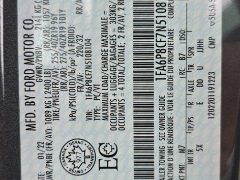 Used 2022 Ford Mustang GT Premium w/ GT Performance Package image 25