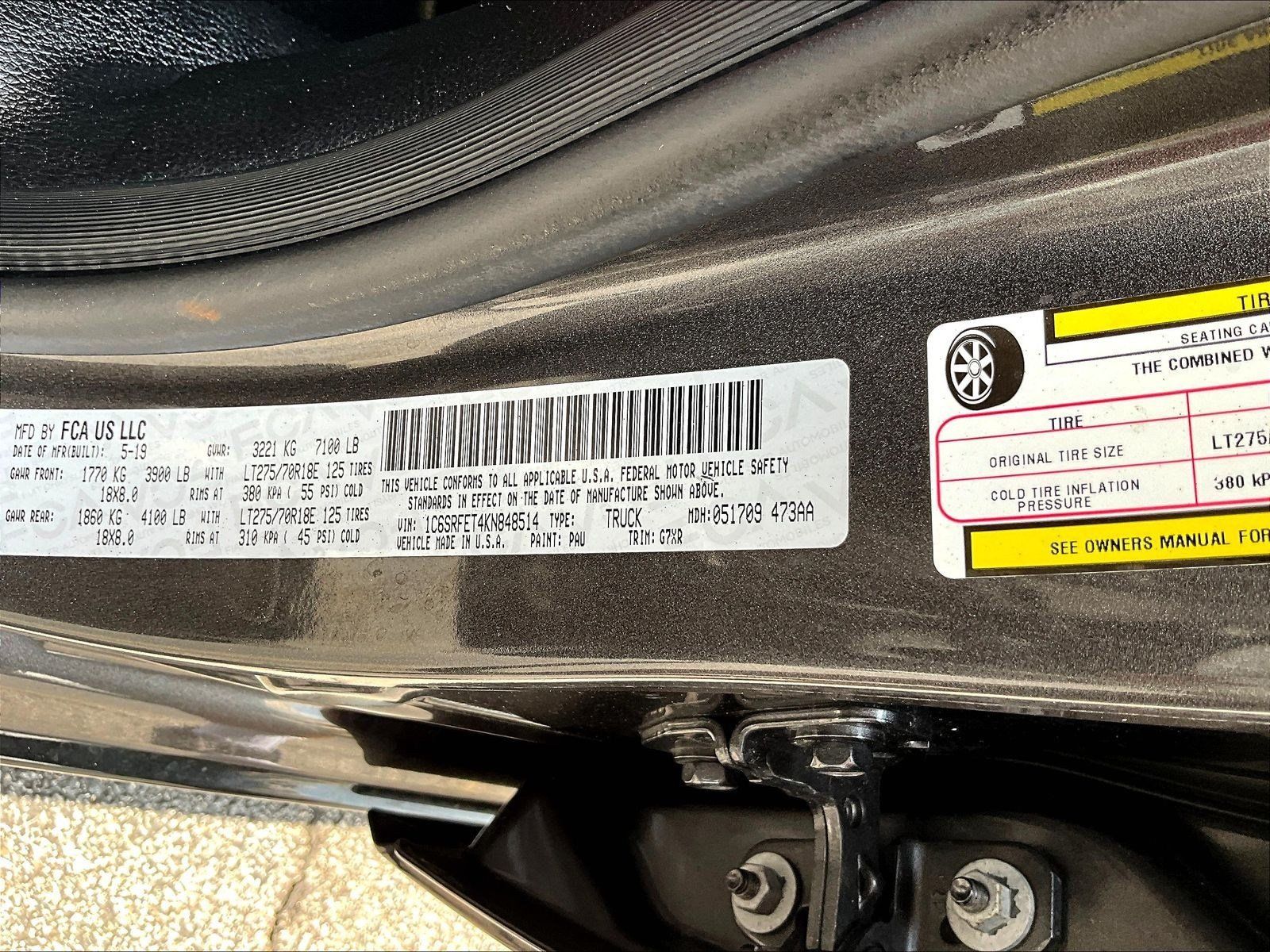 Used 2019 RAM 1500 Rebel AWD/4WD image 17