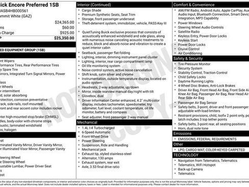 Used 2017 Buick Encore Preferred image 6