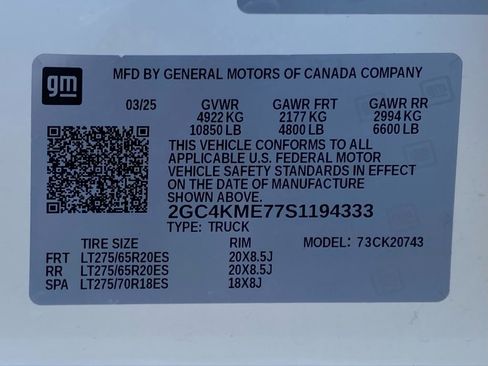 Used 2025 Chevrolet Silverado 2500 Custom w/ Custom Value Package image 29