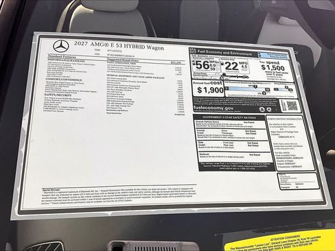 New 2027 Mercedes-Benz E 53 AMG e 4MATIC Wagon image 18