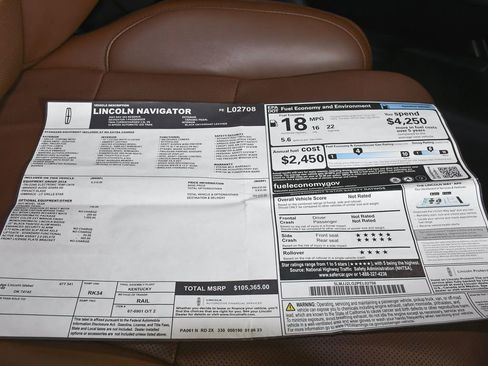 Used 2023 Lincoln Navigator Reserve AWD/4WD image 67