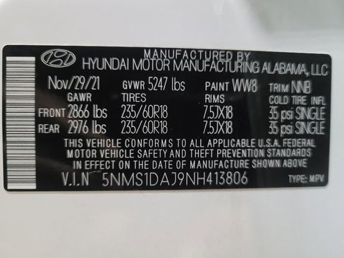 Used 2022 Hyundai Santa Fe SE image 33