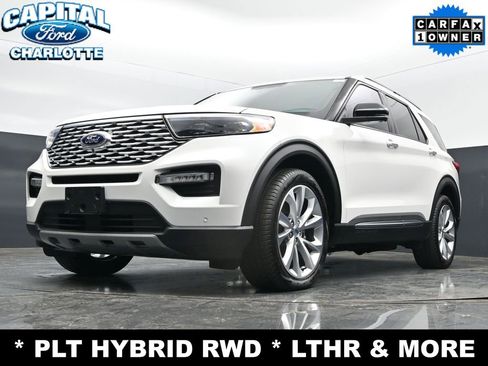 Used 2023 Ford Explorer Platinum w/ Class IV Trailer Tow Package RWD image 24