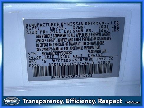 Certified 2023 Nissan Sentra SV image 33