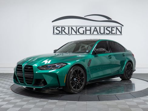 Used 2021 BMW M3 Competition w/ M Carbon Exterior Package RWD image 1