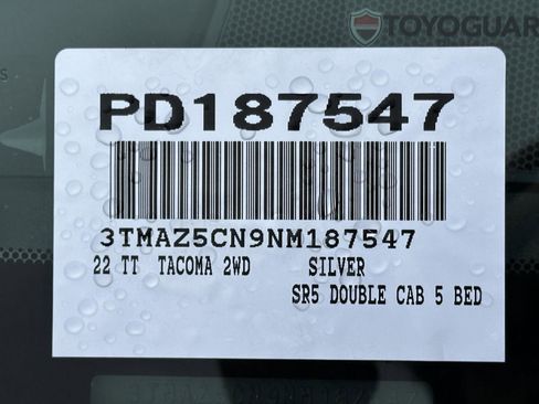 Certified 2022 Toyota Tacoma SR5 w/ Technology Package image 53