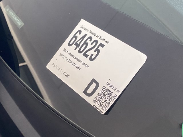 Used 2024 Honda Accord EX image 32