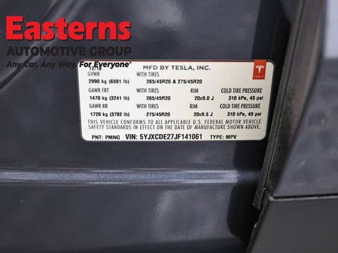 Used 2018 Tesla Model X 75D AWD/4WD image 29