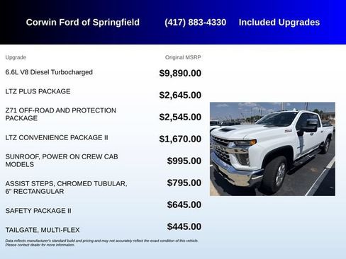 Used 2023 Chevrolet Silverado 3500 LTZ w/ LTZ Plus Package AWD/4WD image 5