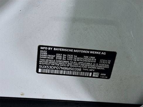 Used 2022 BMW X3 xDrive30i image 34