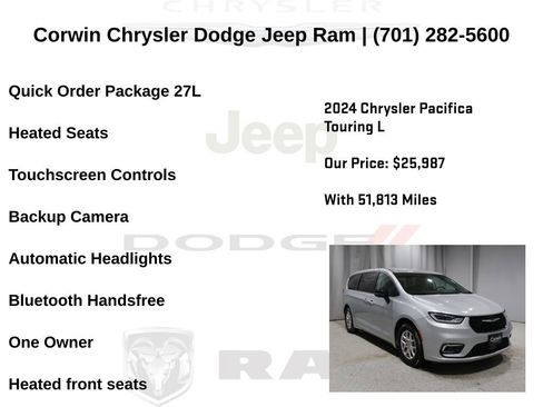 Certified 2024 Chrysler Pacifica Touring-L image 7