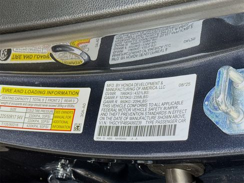 New 2025 Honda Accord SE image 16