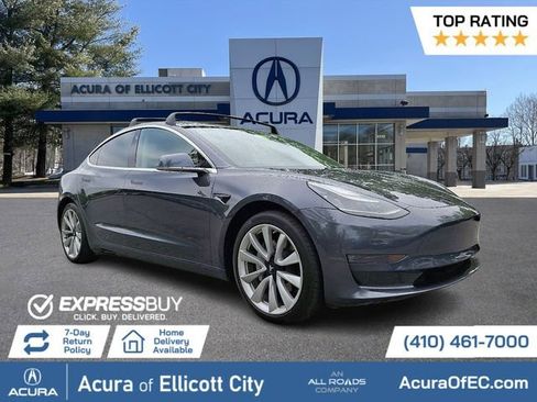 Used 2019 Tesla Model 3 AWD/4WD image 1