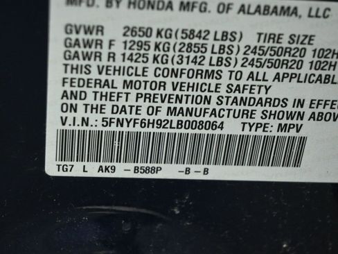 Used 2020 Honda Pilot Touring image 37