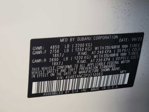 Used 2023 Subaru Outback Limited image 26