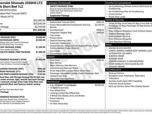 New 2026 Chevrolet Silverado 2500 LTZ w/ LTZ Plus Package AWD/4WD image 17