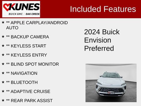 Used 2024 Buick Envision Preferred AWD/4WD image 2