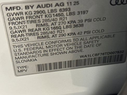 New 2026 Audi Q7 2.0T Premium Plus image 28