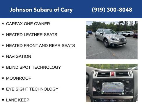 Used 2017 Subaru Outback 2.5i Limited AWD/4WD image 6