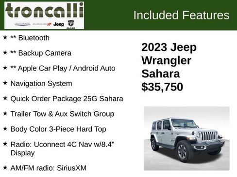Certified 2023 Jeep Wrangler Sahara image 5