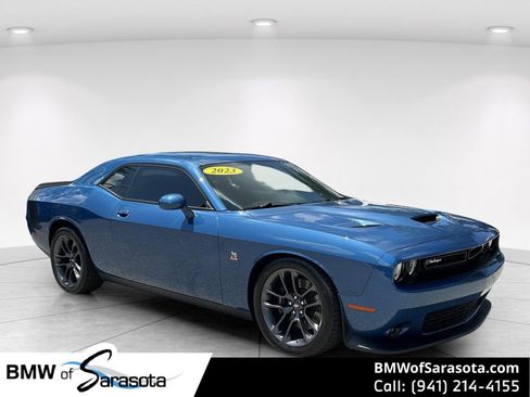 Used 2023 Dodge Challenger R/T Scat Pack w/ Scat Pack Stripe RWD image 1