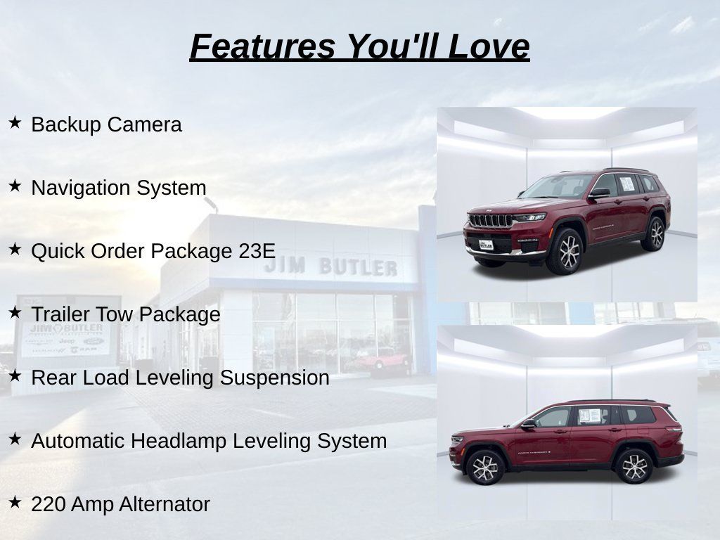 Used 2025 Jeep Grand Cherokee L Limited w/ Trailer Tow Package AWD/4WD image 18