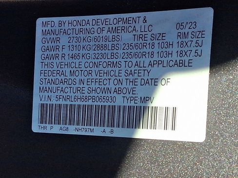 Used 2023 Honda Odyssey EX-L image 28