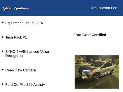 Certified 2024 Ford Escape ST-Line w/ Tech Pack #1 image 10