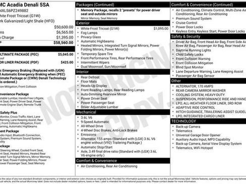 Used 2023 GMC Acadia Denali w/ Denali Ultimate Package image 6