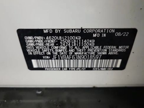 Used 2022 Subaru WRX Premium AWD/4WD image 25