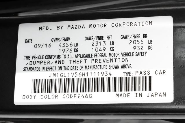 Used 2017 MAZDA MAZDA6 Touring FWD image 73