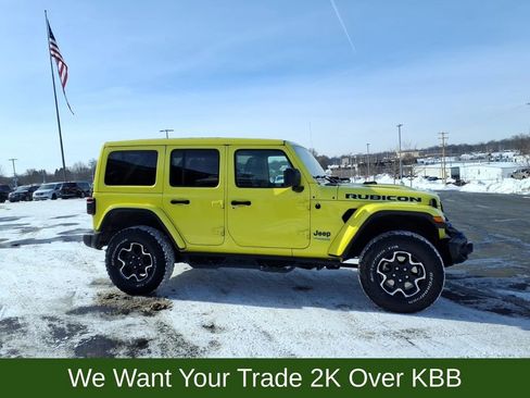 Used 2022 Jeep Wrangler Unlimited Rubicon 4xe w/ Steel Bumper Group image 7