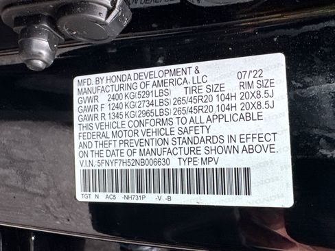 Used 2022 Honda Passport EX-L image 33