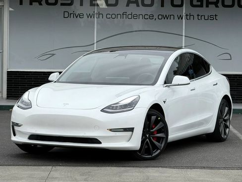 Used 2020 Tesla Model 3 Performance AWD/4WD image 3