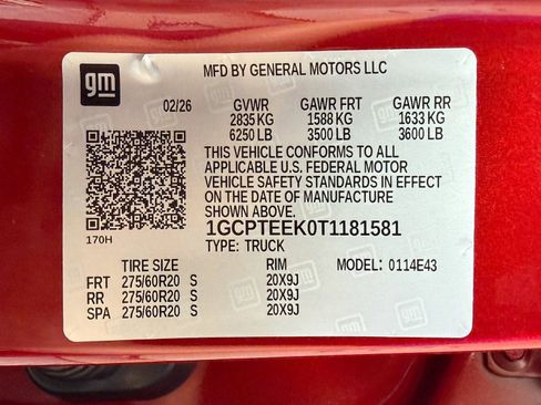 New 2026 Chevrolet Colorado Trail Boss AWD/4WD image 26