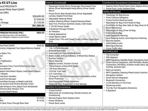 Used 2024 Kia K5 GT-Line w/ GT-Line Premium Package AWD/4WD image 6