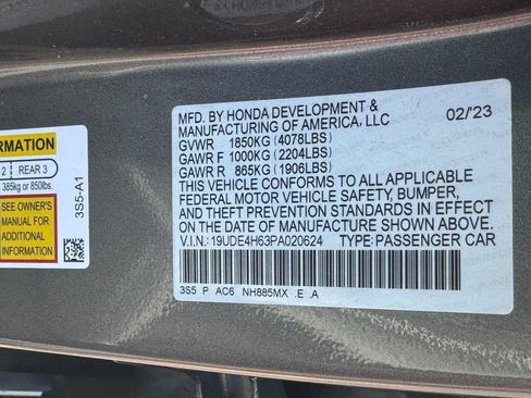 Certified 2023 Acura Integra A-Spec FWD image 27