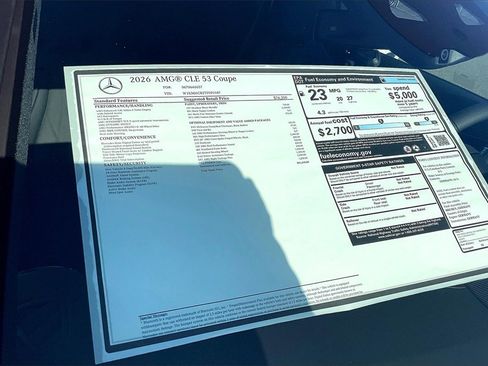 New 2026 Mercedes-Benz CLE 53 AMG 4MATIC Coupe image 12