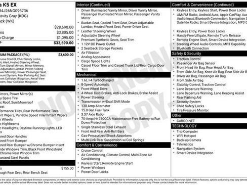 Used 2022 Kia K5 EX w/ EX Premium Package image 6