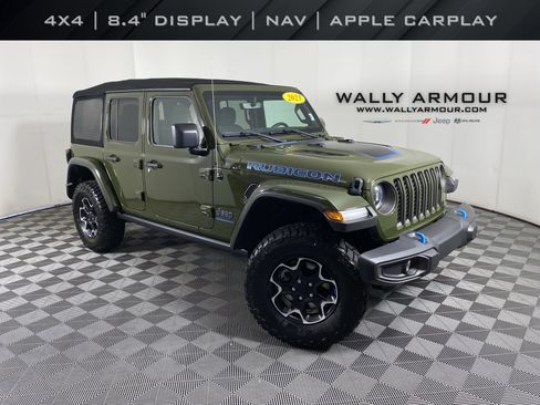 Used 2023 Jeep Wrangler Unlimited Rubicon 4xe w/ Cold Weather Group AWD/4WD image 1