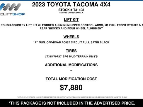 Used 2023 Toyota Tacoma TRD Sport image 2