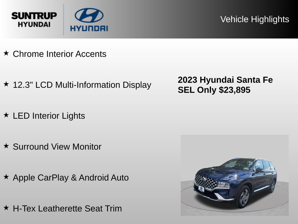 Used 2023 Hyundai Santa Fe SEL w/ Premium Package AWD/4WD image 30