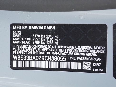 Used 2024 BMW M4 xDrive Competition w/ Executive Package image 49